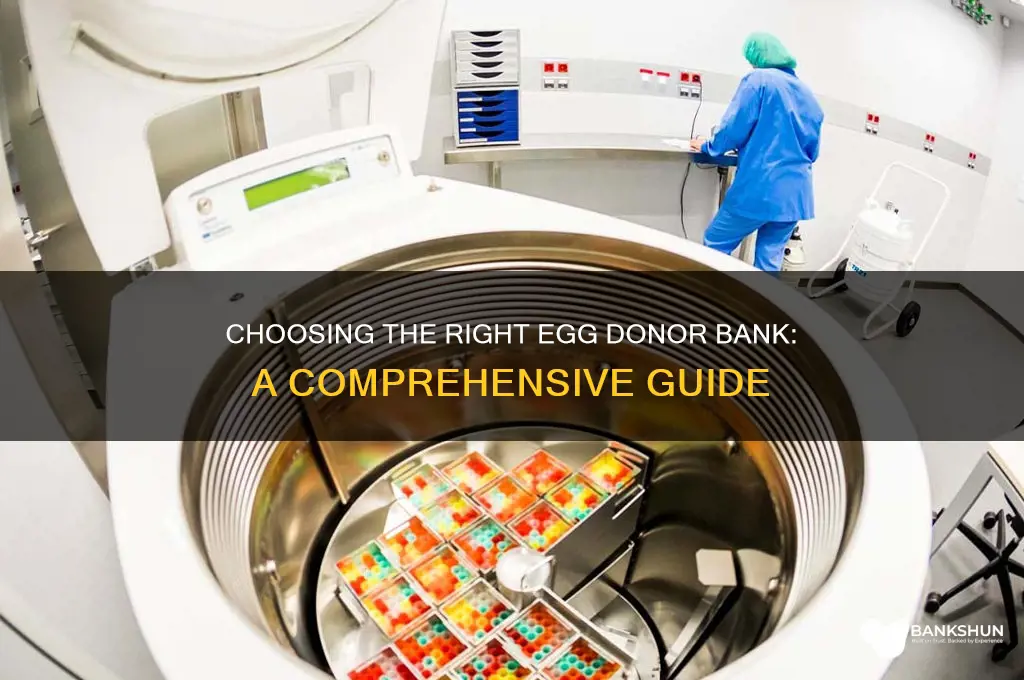 how to pick an egg donor bank