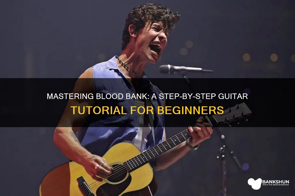 how to play blood bank on guitar