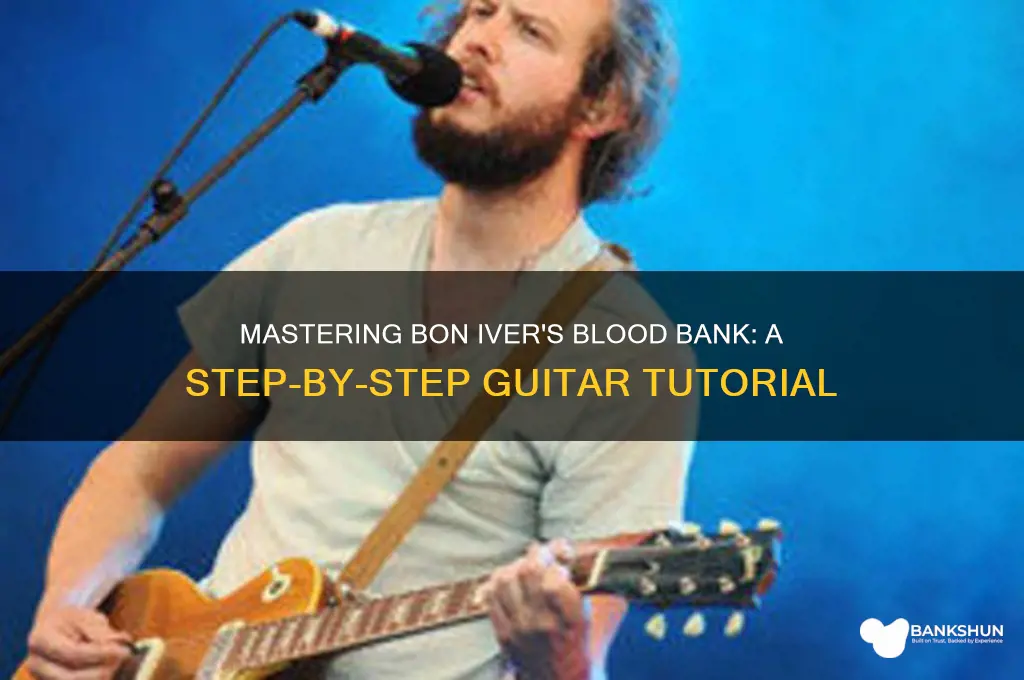 how to play bon iver blood bank