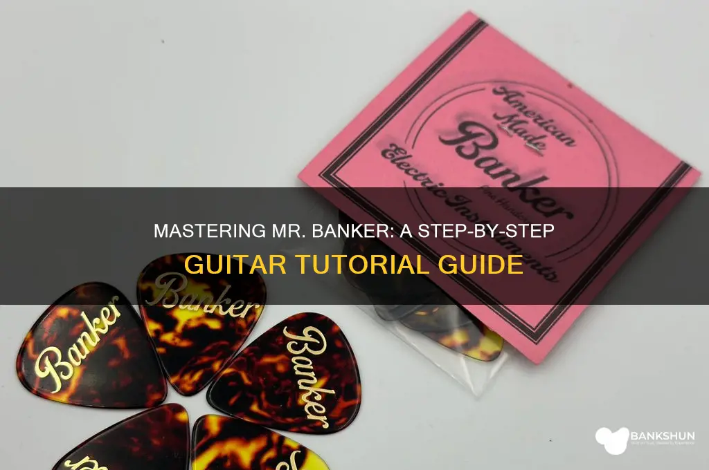 how to play mr banker on guitar