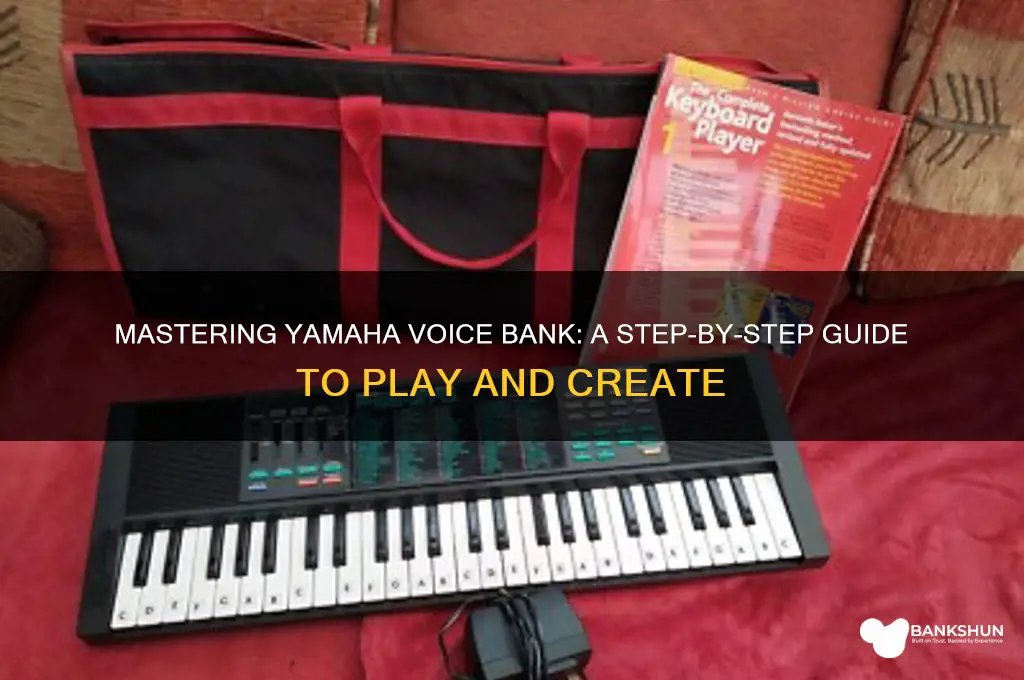 how to play the yamaha voice bank
