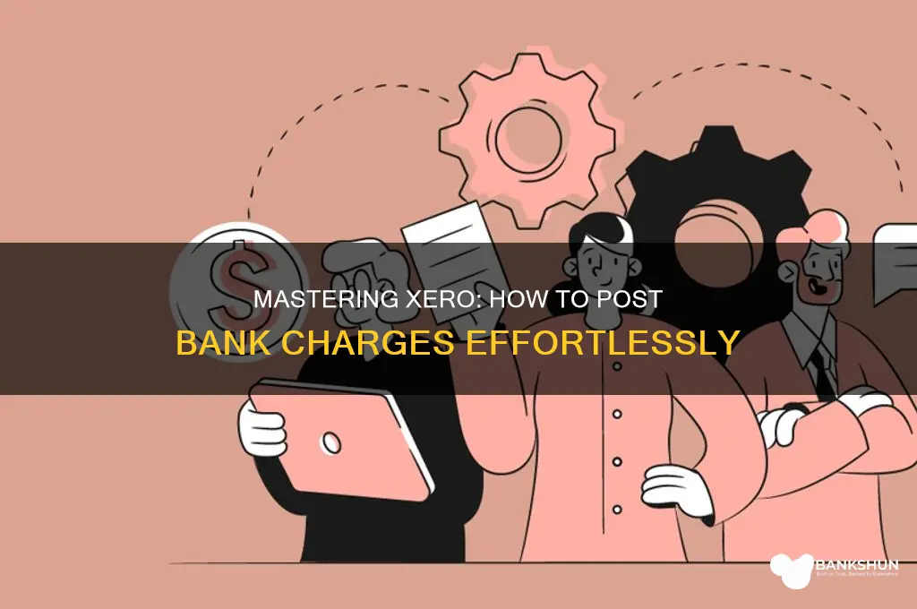 how to post bank charges in xero