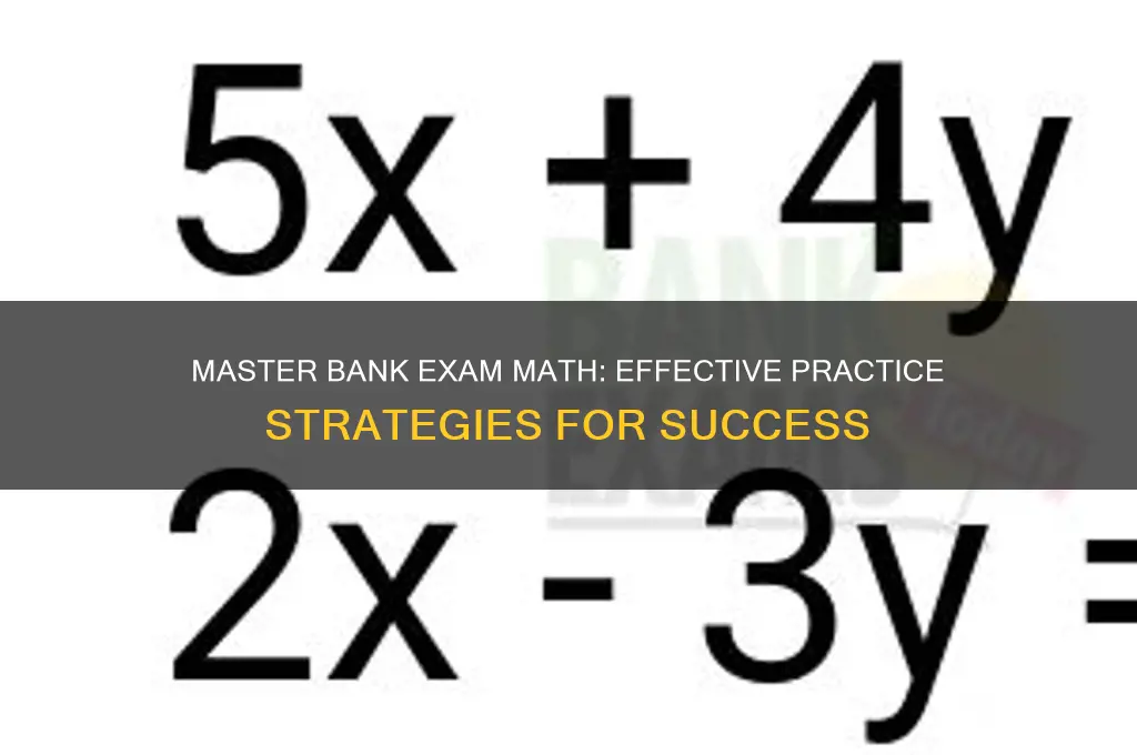 how to practice maths for bank exams