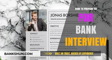 Crafting a Winning CV for Your Bank Interview Success