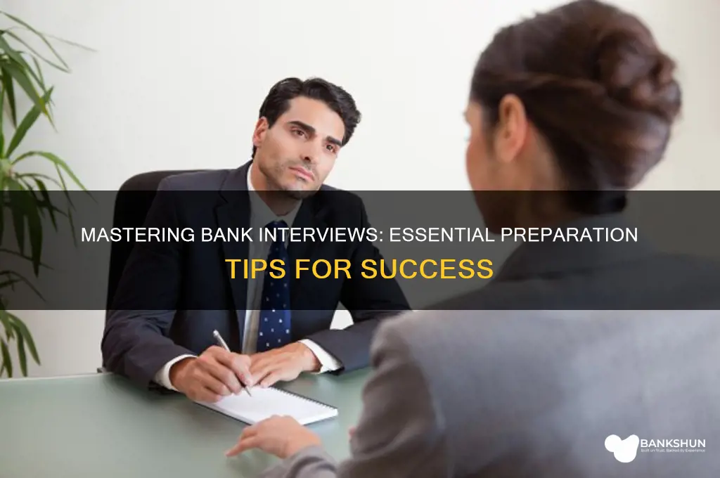 how to prepare for a bank interview