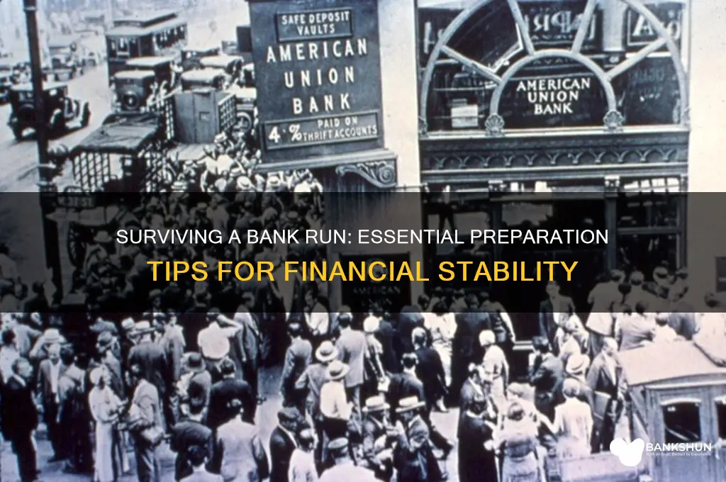 how to prepare for a bank run