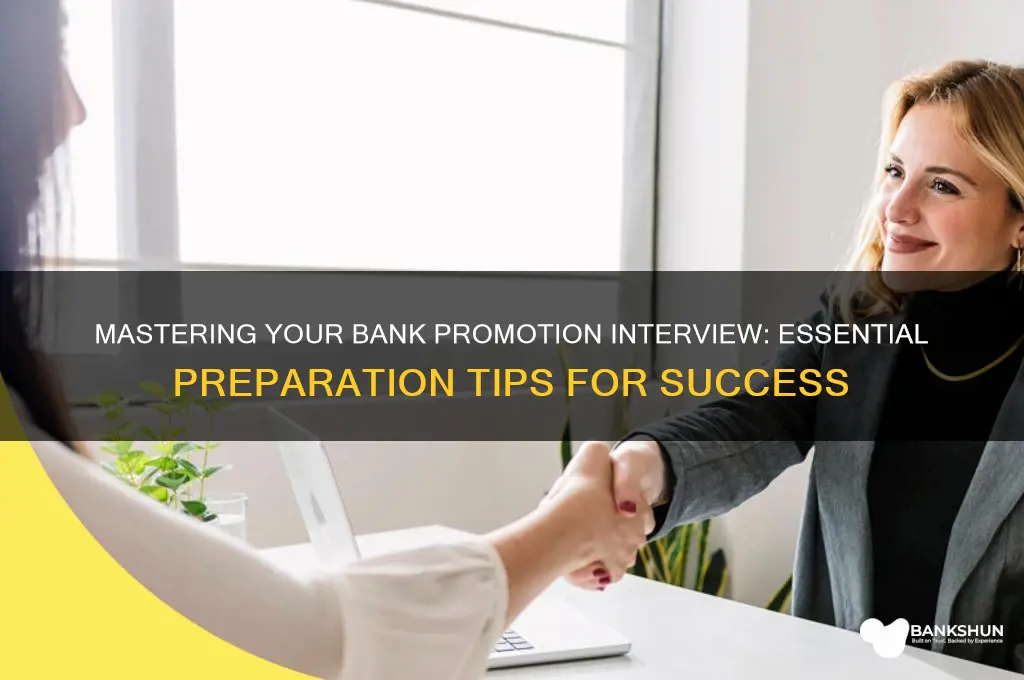how to prepare for bank promotion interview