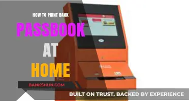 Print Your Bank Passbook at Home: A Step-by-Step Guide