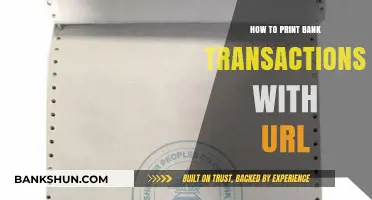Print Bank Transactions Easily: A Step-by-Step Guide Using URLs