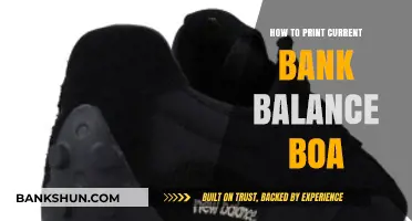 Easy Steps to Check and Print Your Current BOA Bank Balance