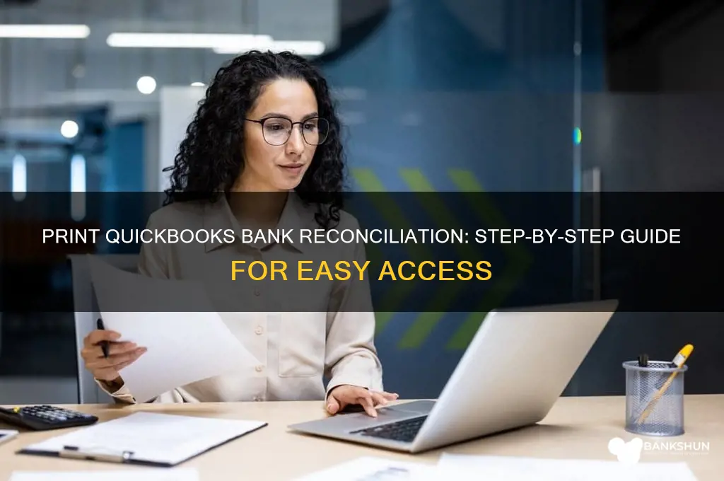 how to print my quickbooks bank reconciliation