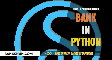 Creating Filter Banks in Python: A Step-by-Step Guide