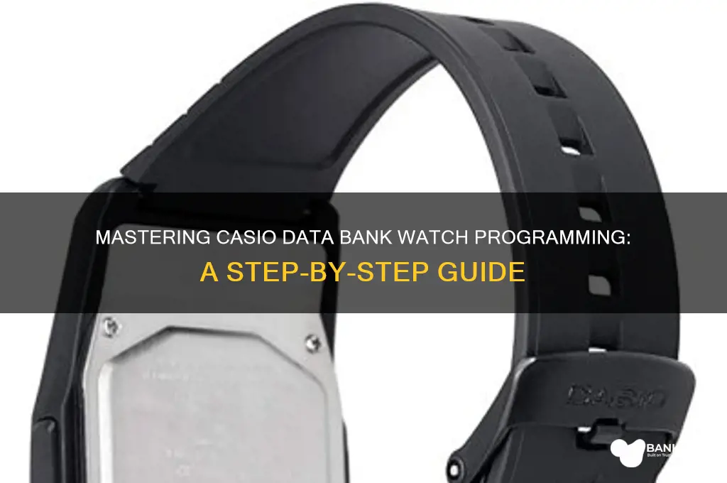 how to program casio data bank watch
