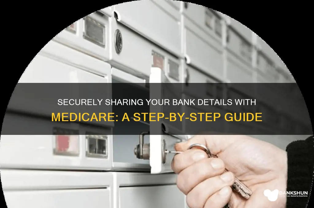 how to provide bank details to medicare