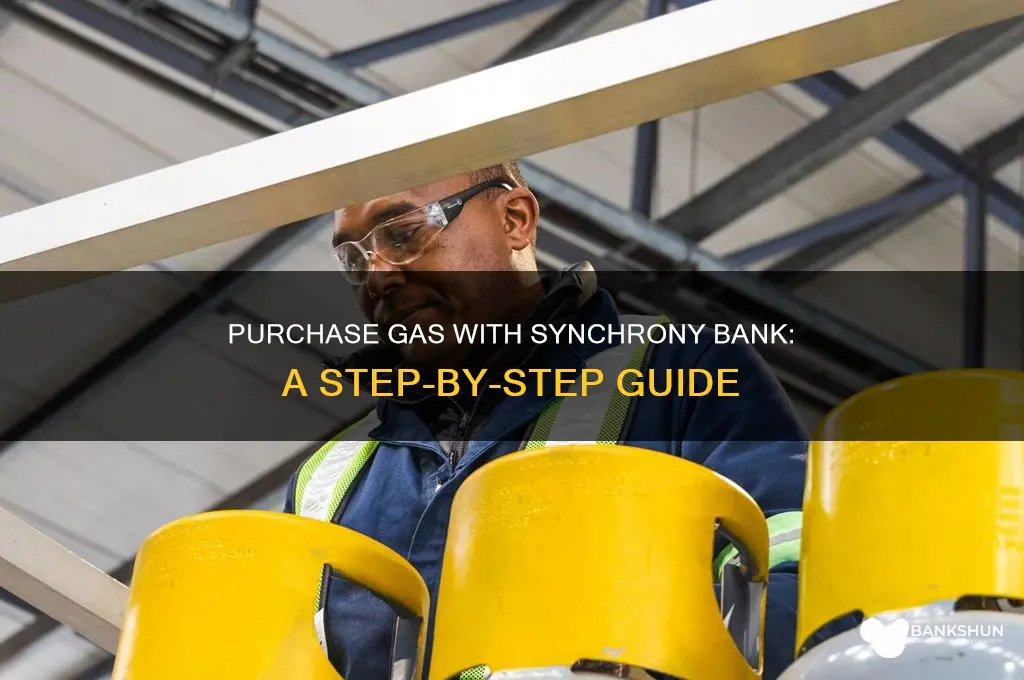 how to purchase gas with synchrony bank