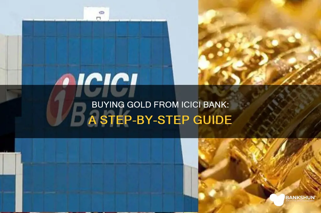how to purchase gold from icici bank