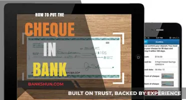 Easy Steps to Deposit Your Cheque at the Bank