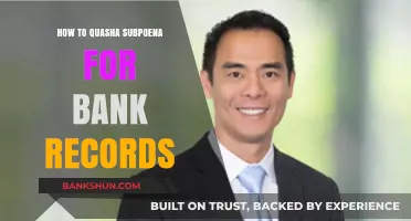 Quashing a Subpoena for Bank Records: A Step-by-Step Legal Guide