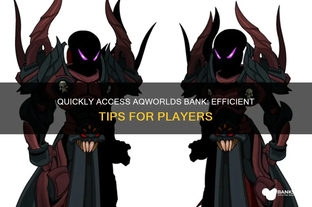 how to quick access bank in aqw