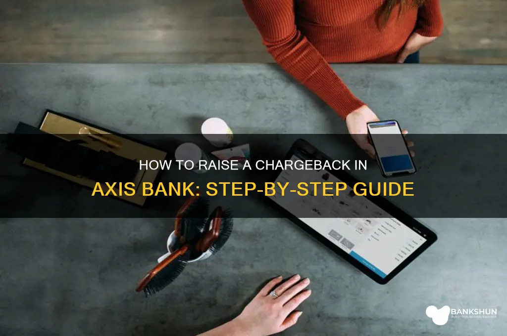 how to raise chargeback in axis bank