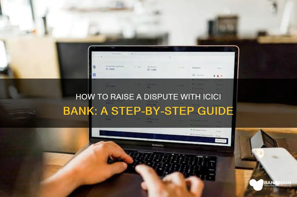 how to raise dispute in icici bank