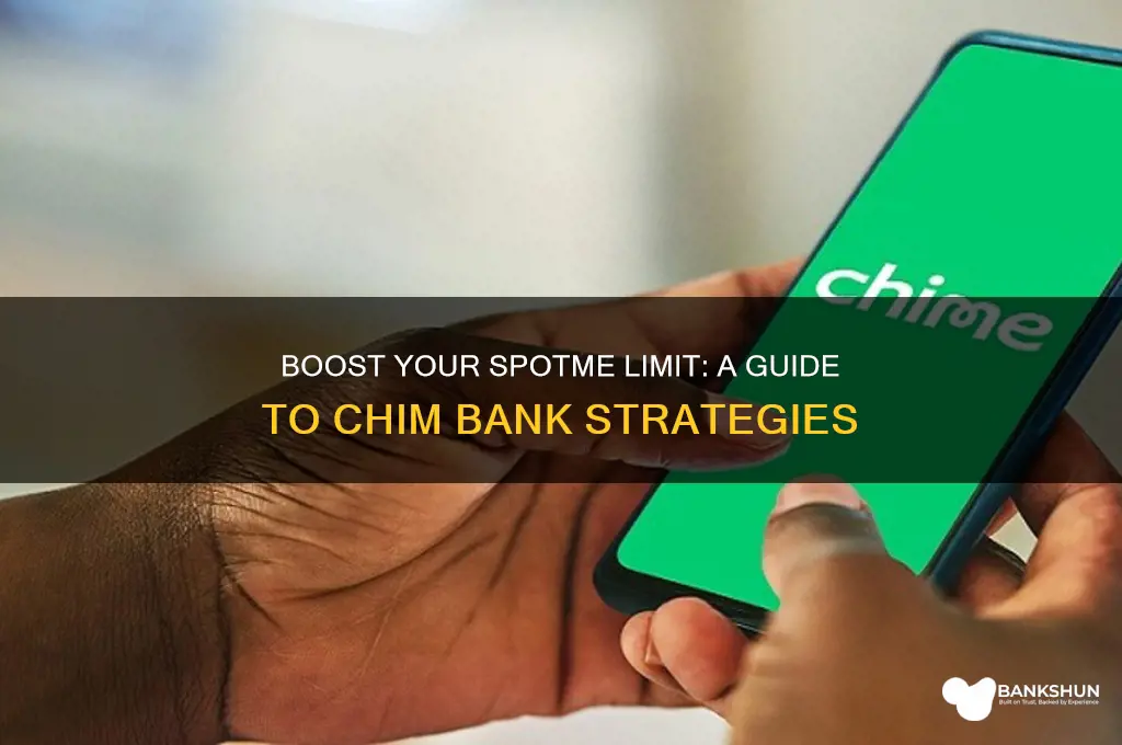 how to raise spotme with chim bank
