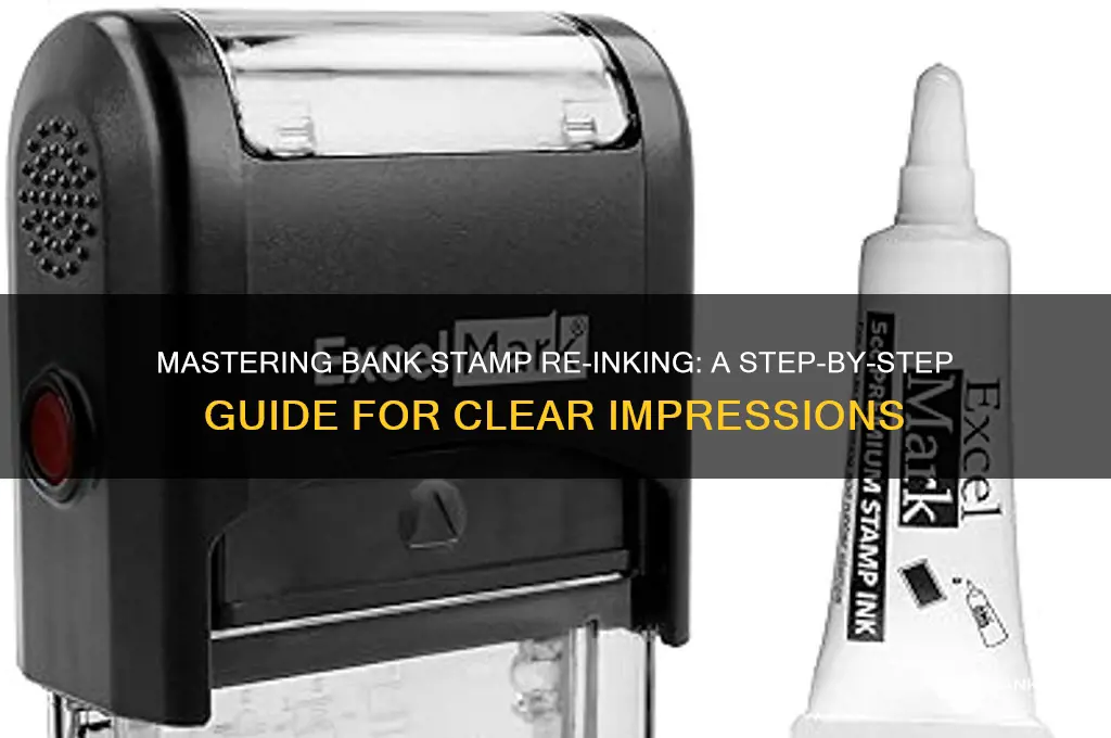 how to re ink a bank stamp