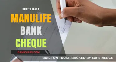 Mastering Manulife Bank Cheques: A Step-by-Step Guide to Reading Them
