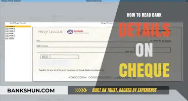Understanding Your Cheque: A Guide to Reading Bank Details Easily