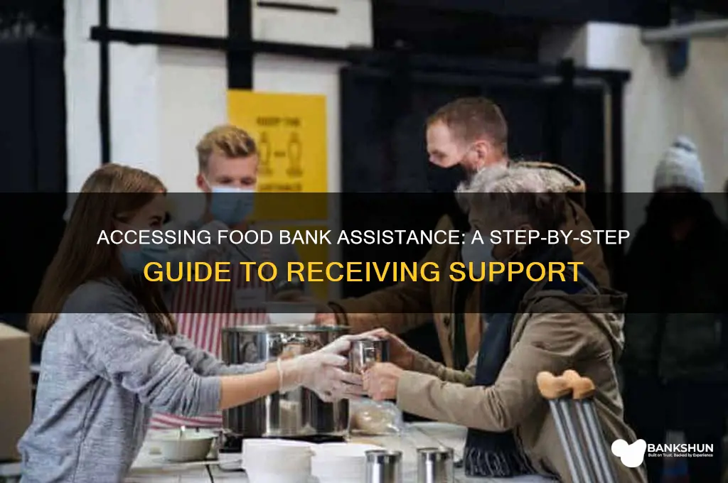 how to receive food from food bank