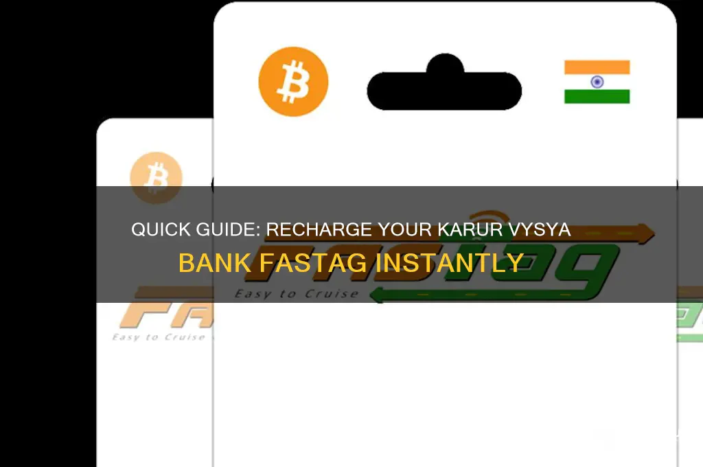 how to recharge fastag karur vysya bank