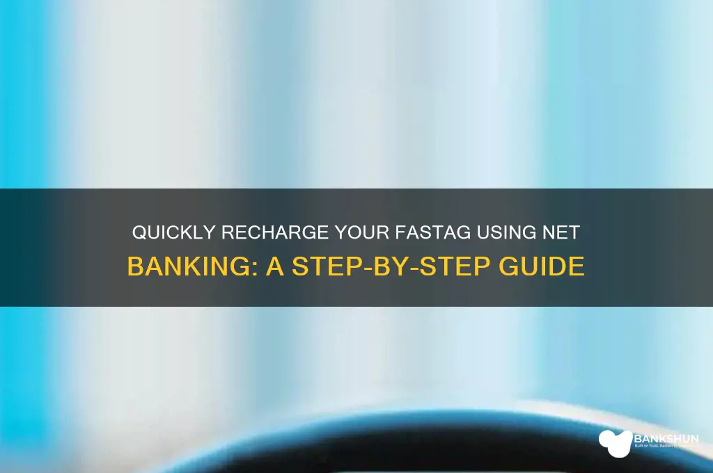 how to recharge fastag through net banking