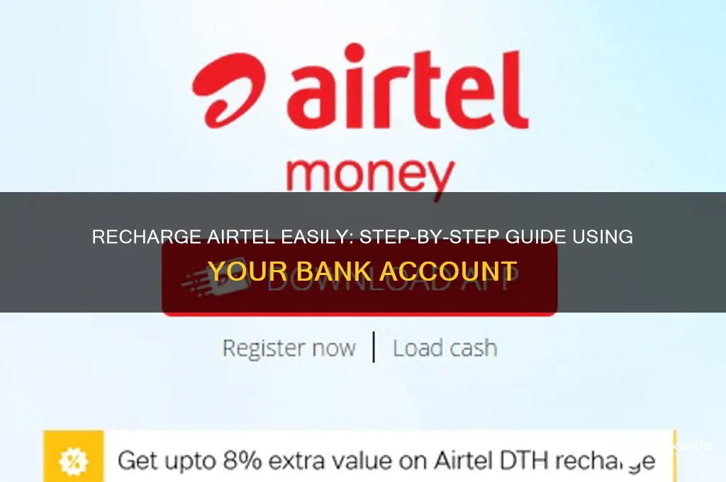 how to recharge from bank with airtel