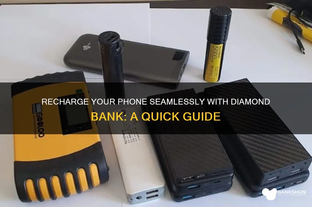 how to recharge phone with diamond bank