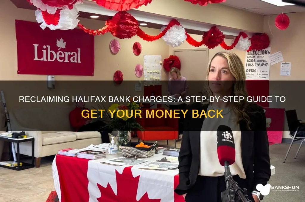 how to reclaim bank charges from halifax