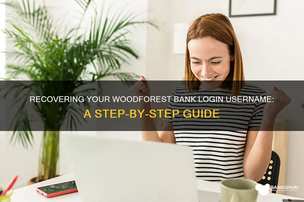 how to recover username woodforest bank login