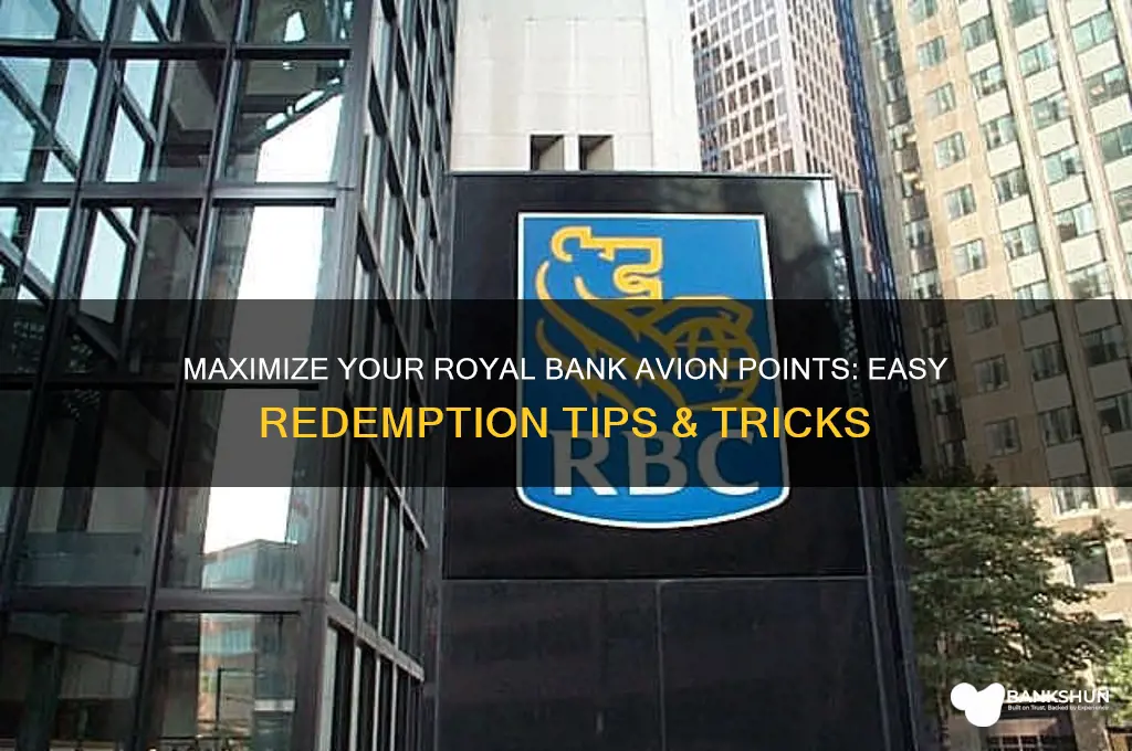 how to redeem royal bank avion points