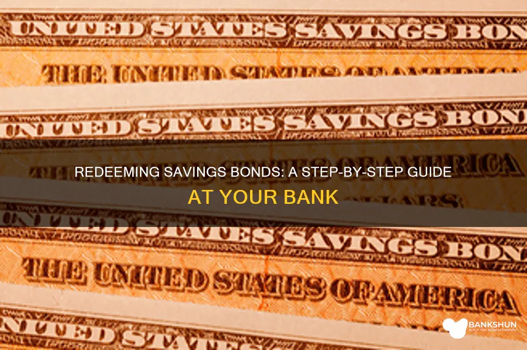 how to redeem savings bond at bank