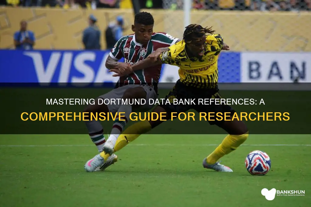 how to reference the dortmund data bank