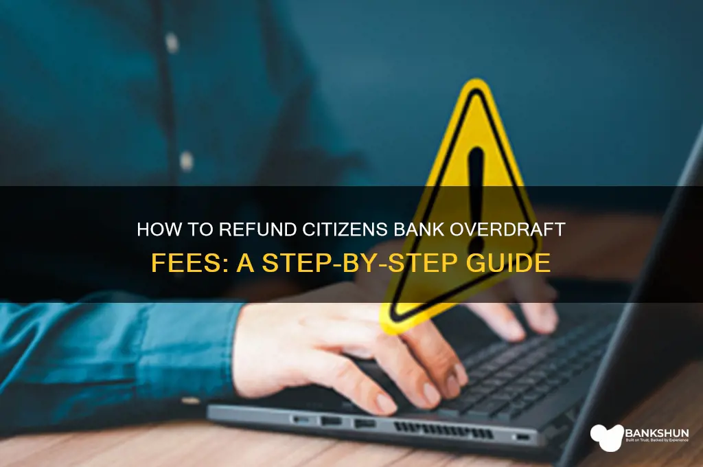 how to refund citizens bank overdraft fees