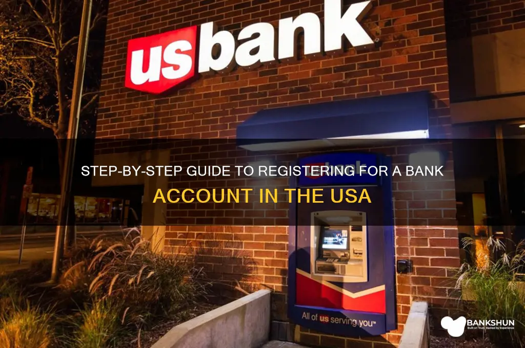 how to regester forn bank in usa
