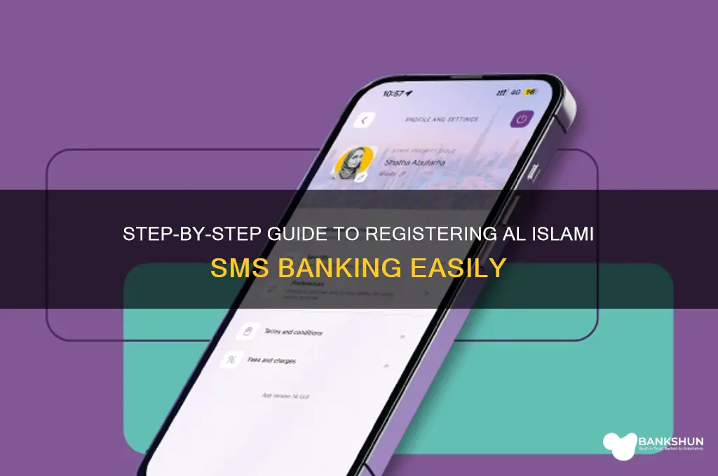 how to register al islami sms banking