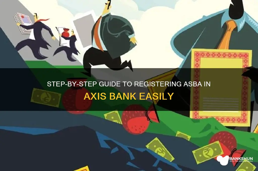 how to register asba in axis bank