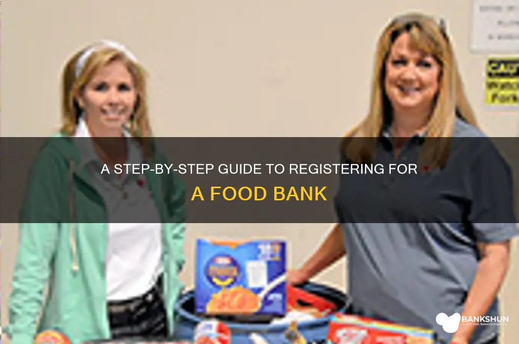 how to register for a food bank