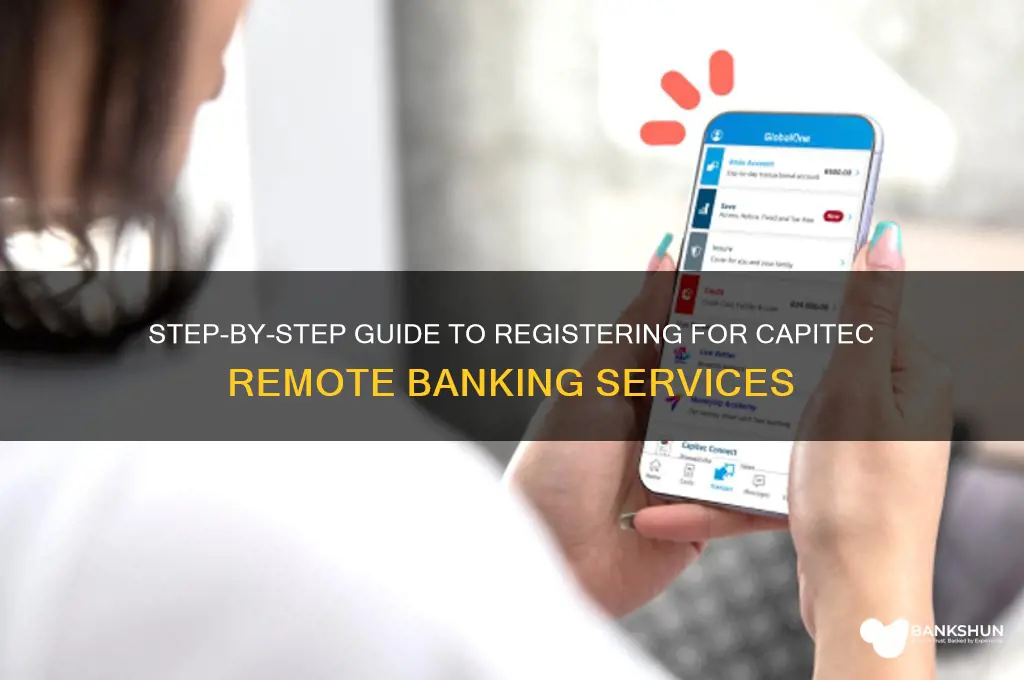 how to register for capitec remote banking