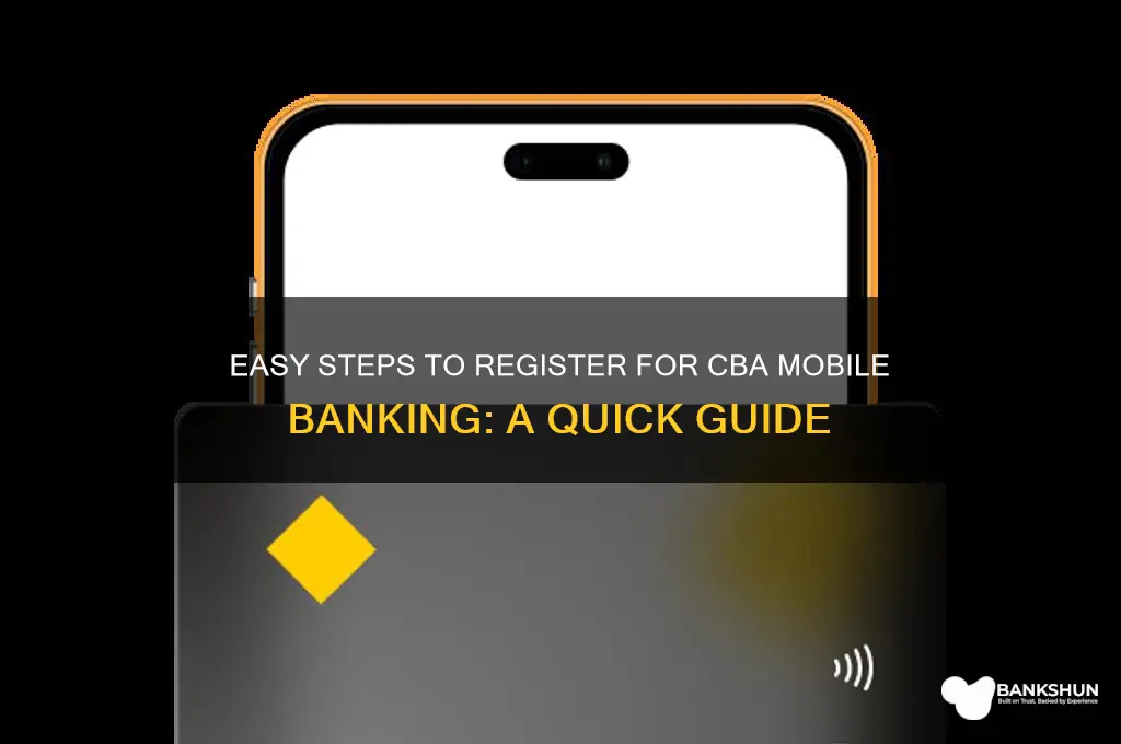 how to register for cba mobile banking