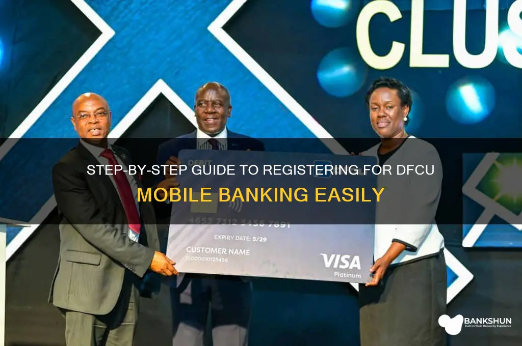 how to register for dfcu mobile banking