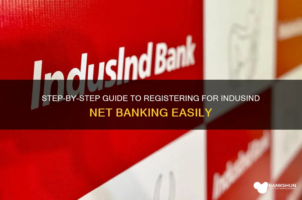 how to register for indusind net banking
