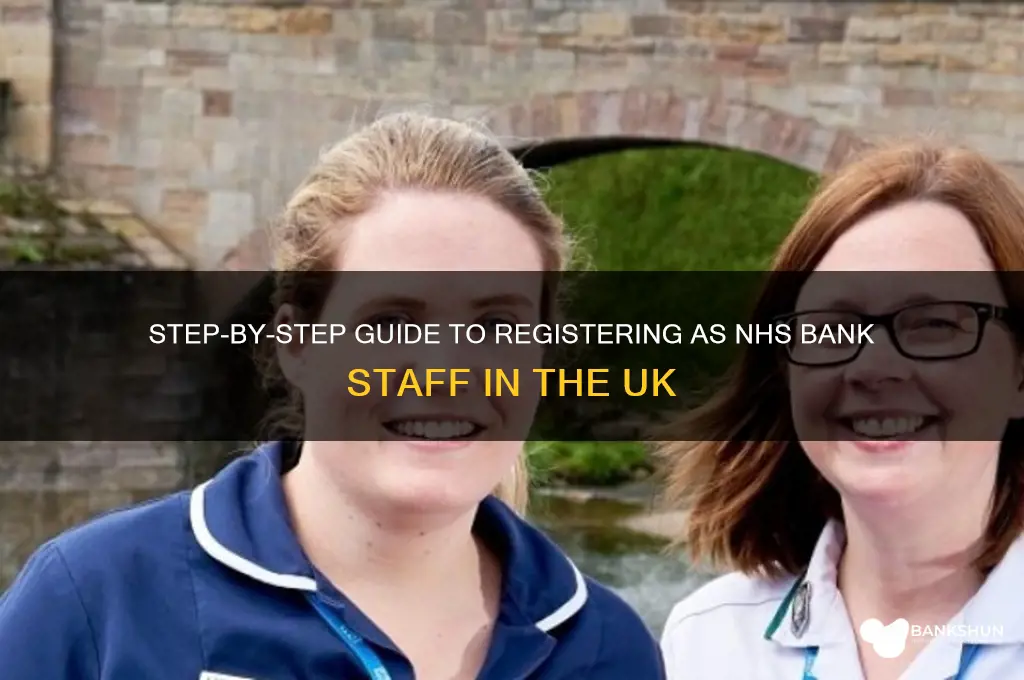 how to register for nhs bank staff