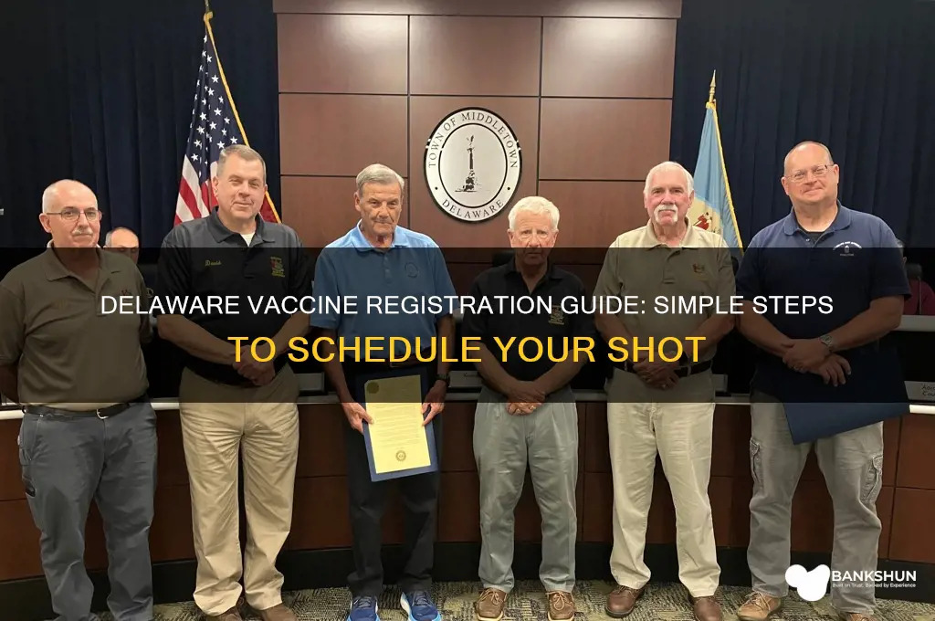 how to register for vaccine in delaware